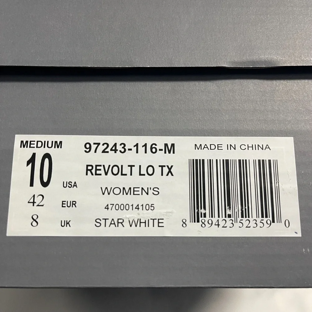 Palladium Revolt Lo TX Womens 10 White Low Top Platform Sneakers‎ Chunky Sole